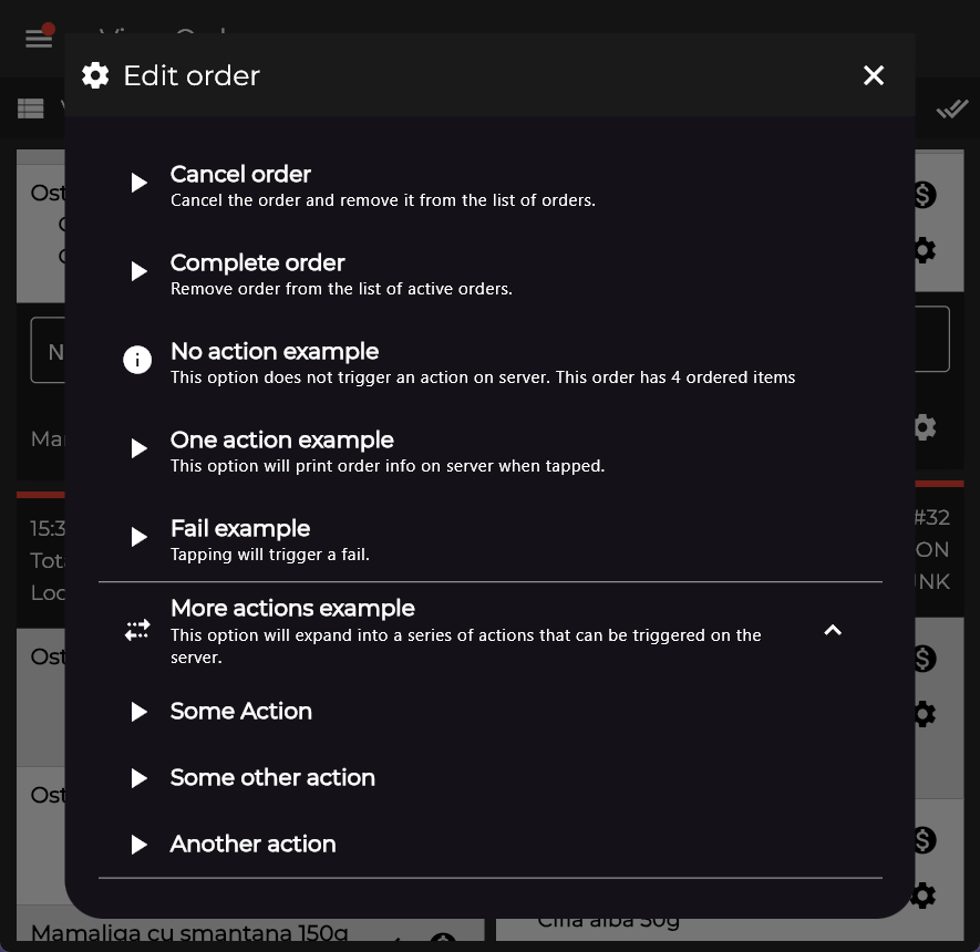 Dynamic options provided by plugins