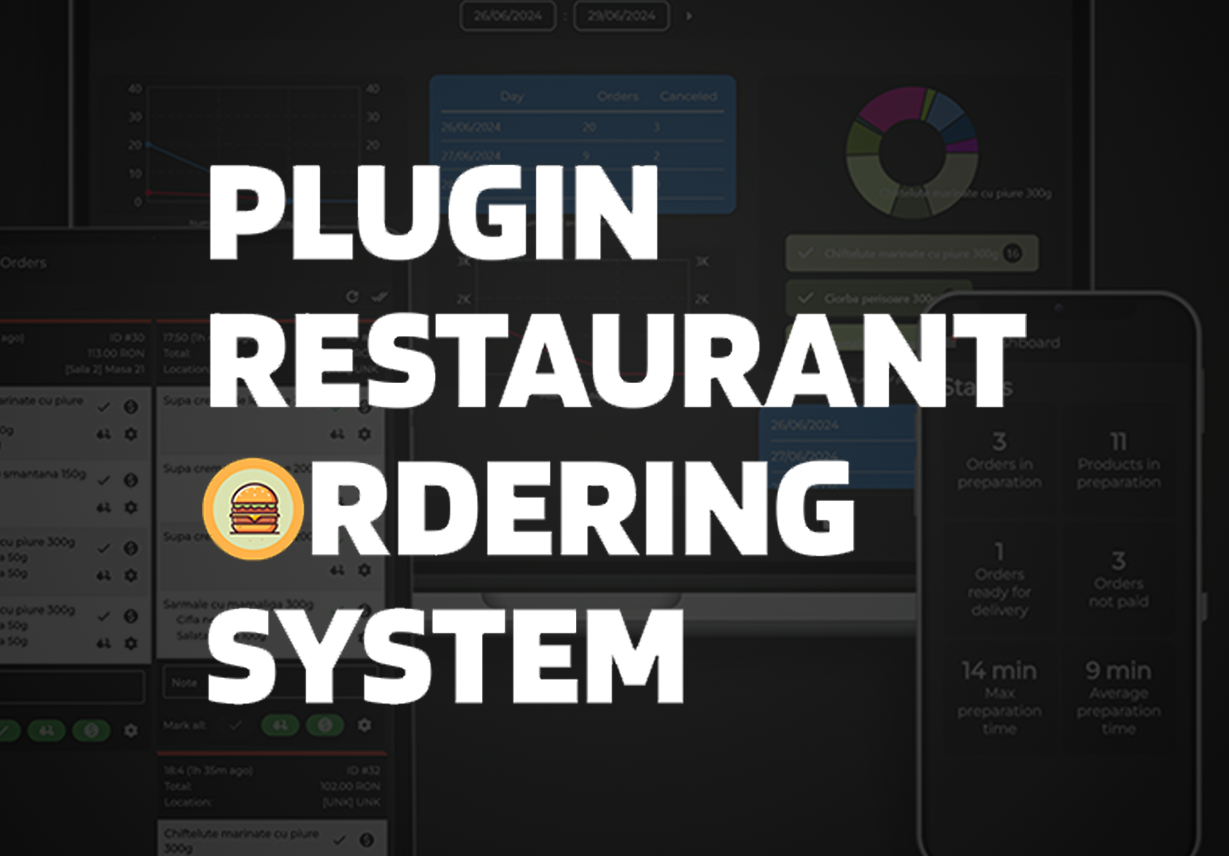 Plugin Restaurant Ordering System screenshot
